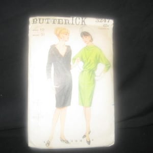 Butterick 1960&#39;s Patterns/Vintage Sewing Accessories/ Sewing Patterns/1960&#39;s Butterick Two-Style Dress Patterns/Butterick/Dress Patterns