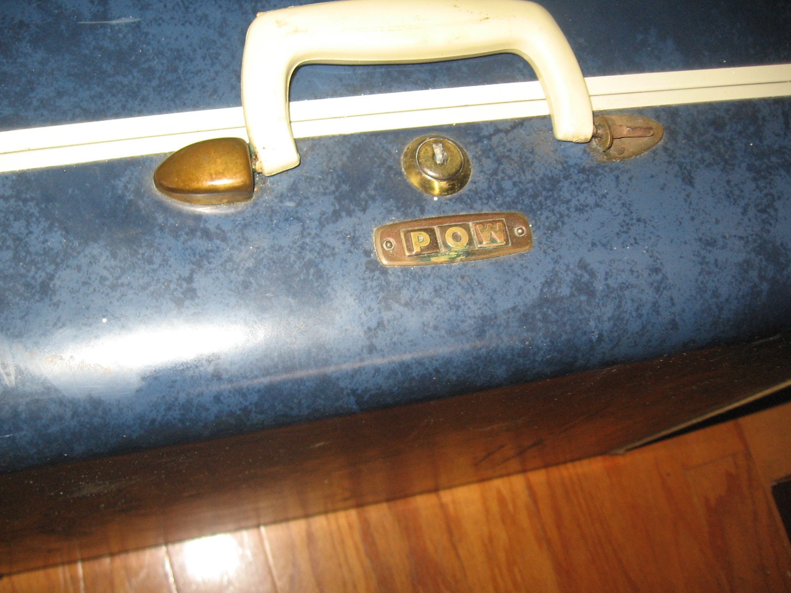 Valise Rigide En Cuir Vintage Samsonite Des Années 50 - Marron, Sans Roues, Avec Serrure