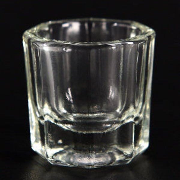 Acrylic Nail Powder/Liquid Crystal Glass Cup