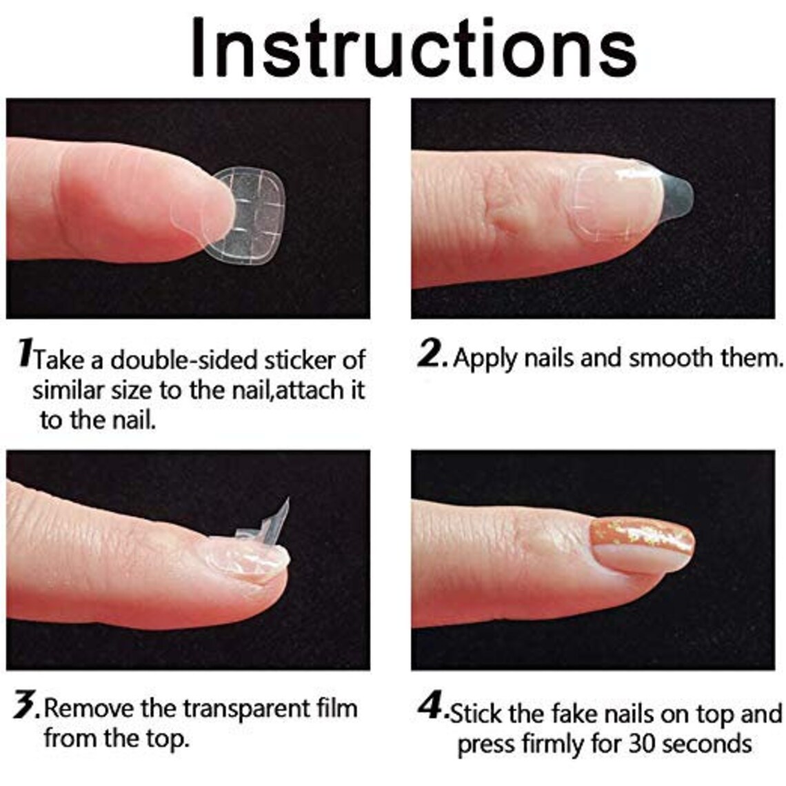 Nail Glue VS Nail Tabs 1 Each Per Pack. Etsy