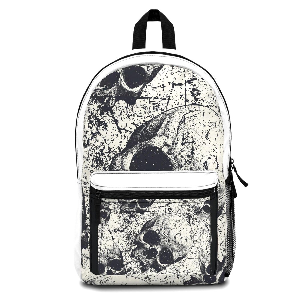 Gothic Skull Backpack, Cool Gothic Bag, Edgy Backpack for Teens ...