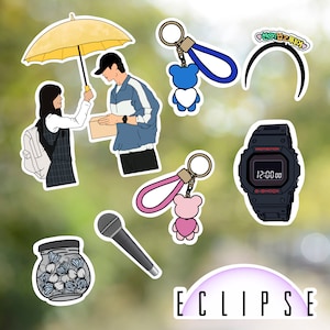 Lovely Runner K Drama Sticker Pack, Vinyl Sticker, Kdrama stickers, kdrama merch,  선재 업고 튀어