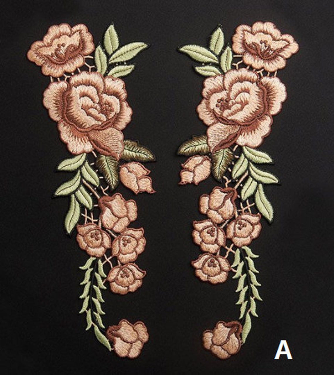 Embroidered AppliquesEmbroidered FlowersSewon Patches For Etsy