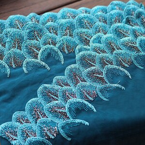 Width 7.87 inches lace trim,flowers embroidered lace,floral lace trim for Dress,lace for DIY dress(154-7)