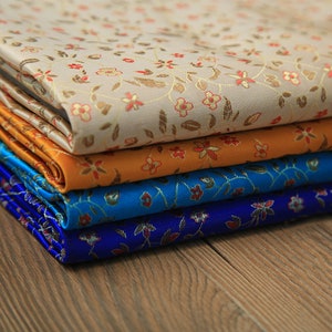 0.5 meter width 90cm Embroidery Jacquard fabric, flower Jacquard fashion fabric,multi-color brocade fabric(243-4)