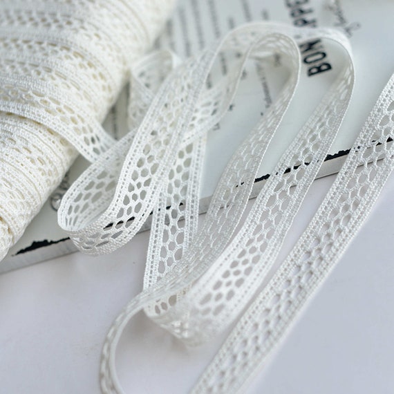 1 Meter Width 0.78 Inches Cotton Lace Trim,floral Lace Trim