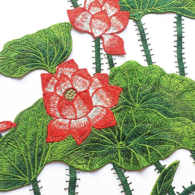 1 piece sew-on Embroidered Appliques, Embroidered flower,Patches For Dress Supplies , dress DIY159-71 image 9