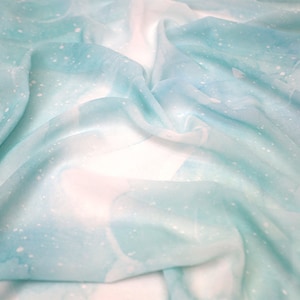 1 meter Width 59.05'' chiffon lace fabric,starry sky chiffon fabric,fabric for DIY Ruskirt,for Chinese Hanfu(233-12)