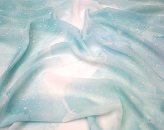1 meter Width 59.05'' chiffon lace fabric,starry sky chiffon fabric,fabric for DIY Ruskirt,for Chinese Hanfu(233-12)