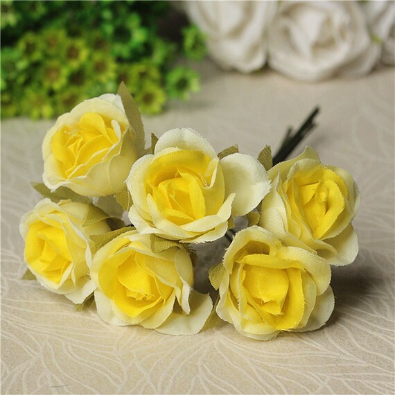 125 Teste Di Fiori Artificiali Fai Da Te - Mini Rose, Margherite In Seta Per Decorazioni Matrimonio E Casa