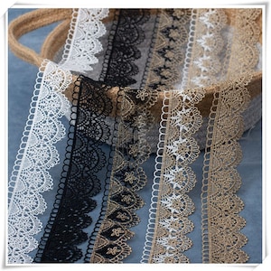 Width 1.57 inches lace trim,flowers embroidered lace,floral lace trim for bridal veil,lace for DIY dress(104-380)