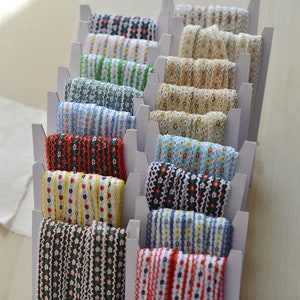 1 metr szerokości 1,2 cm haftowana koronka, wstążka do sukienki DIY, do chińskiego Hanfu, cheongsam, tradycyjnej chińskiej koronki (63-444-1)