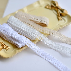 1 yard ivory/beige/white Width 0.78 inches lace trim, Cotton lace,floral lace trim,trim lace for DIY dress(52-235)