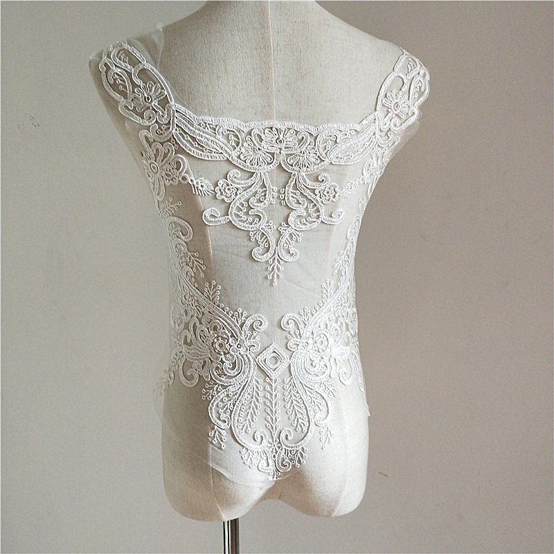 Pink Ivory Embroidered Lace Eb1015