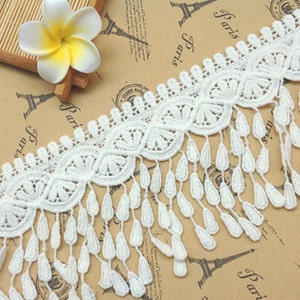 1 yards Width 3.54 inches ivory/black  lace trim,flowers lace,floral lace trim for bridal veil,scalloped trim lace for DIY dress(130-1)