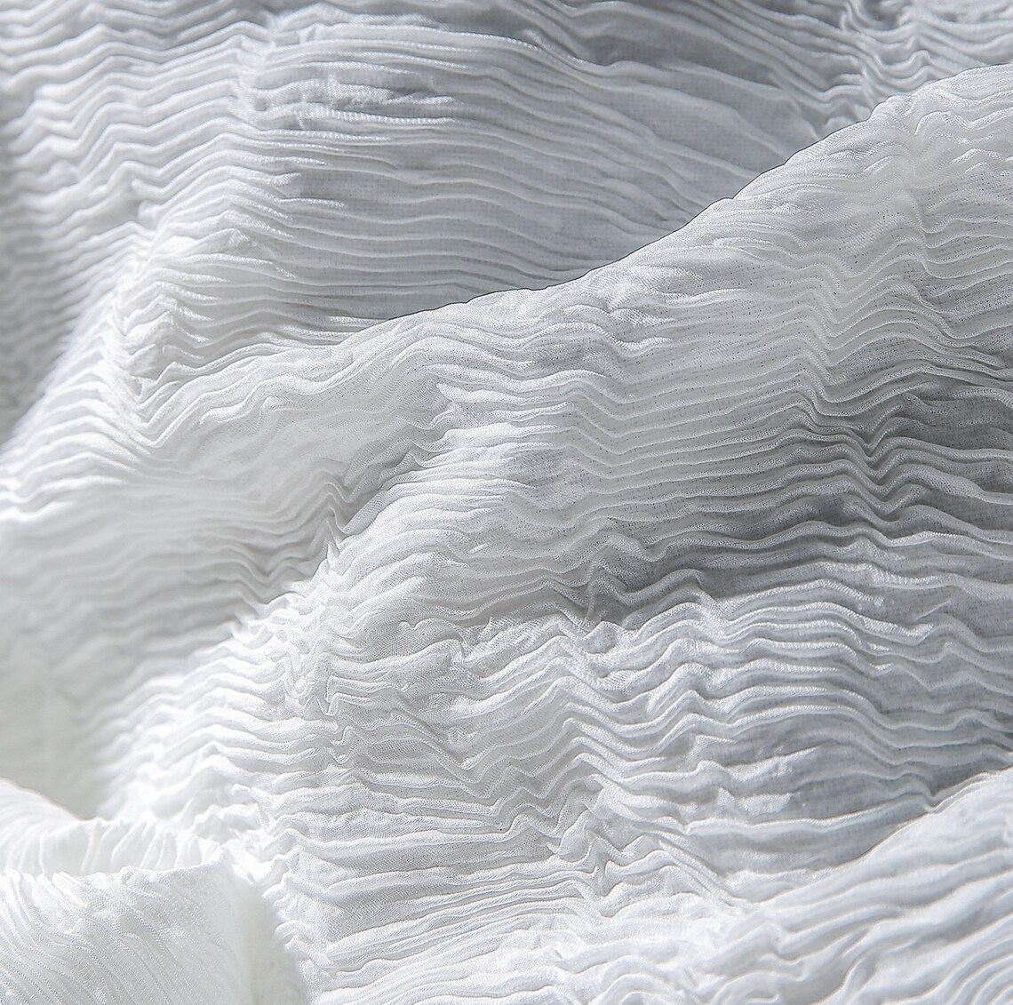 Width 57.08'' white wrinkle fabricfashion fabric for Etsy