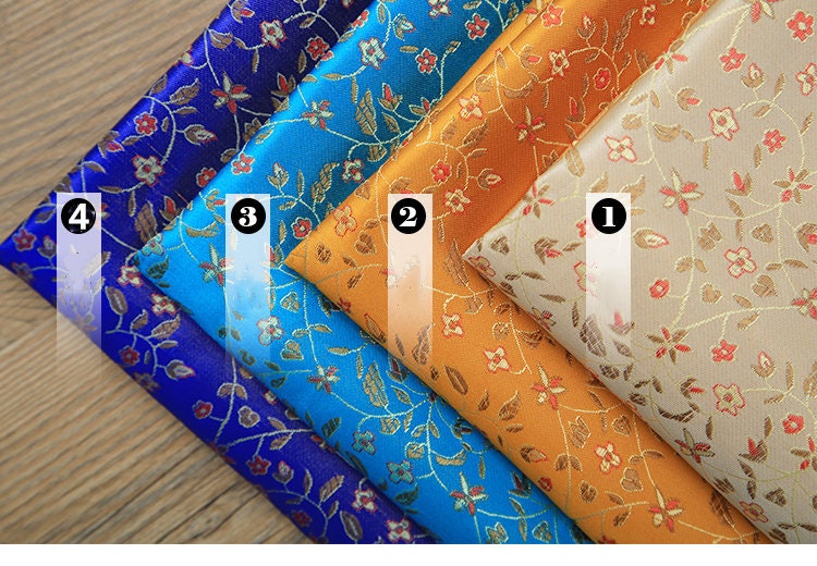 0.5 Meter Width 90cm Embroidery Jacquard Fabric Flower Etsy