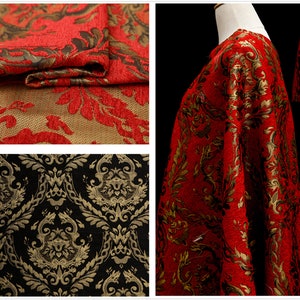 0.5 meter width 145cm Embroidery Jacquard fabric,flower Jacquard fashion fabric,multi-color brocade fabric(243-16)