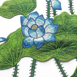 1 piece sew-on Embroidered Appliques, Embroidered flower,Patches For Dress Supplies , dress DIY159-71 image 10