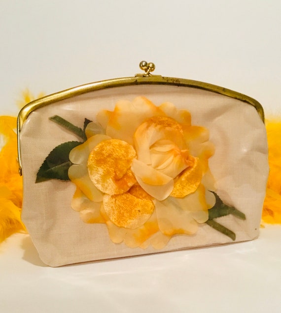 Kitschy Easter Clutch Purse ~ Vintage Clear Plasti