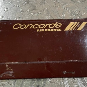 日本初の Concorde Vintage Air Match Matches Airline Matchbook, France コレクション