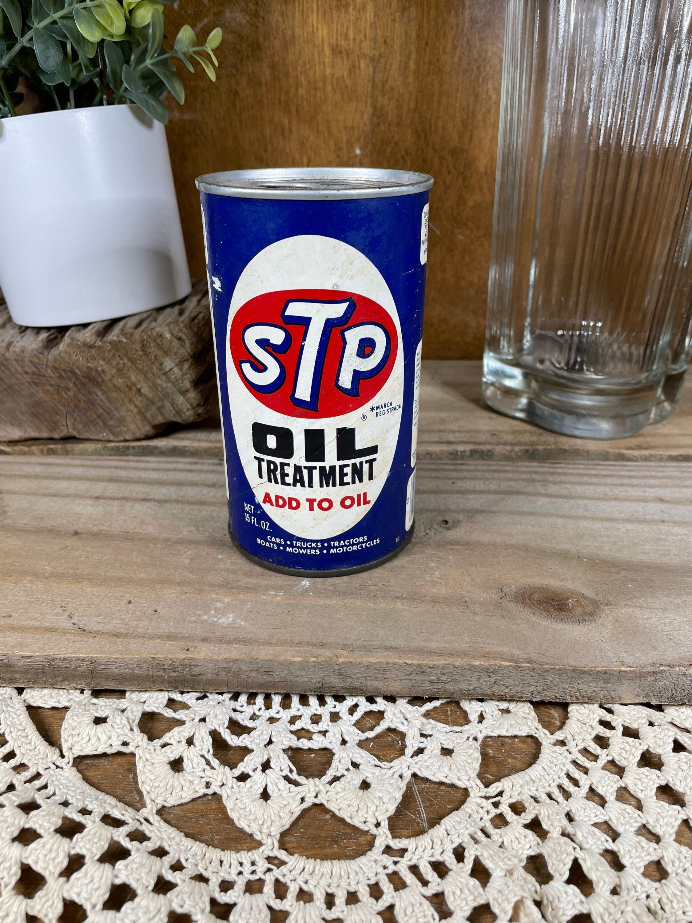 Vintage STP Oil Treatment Can Not Opened Etsy