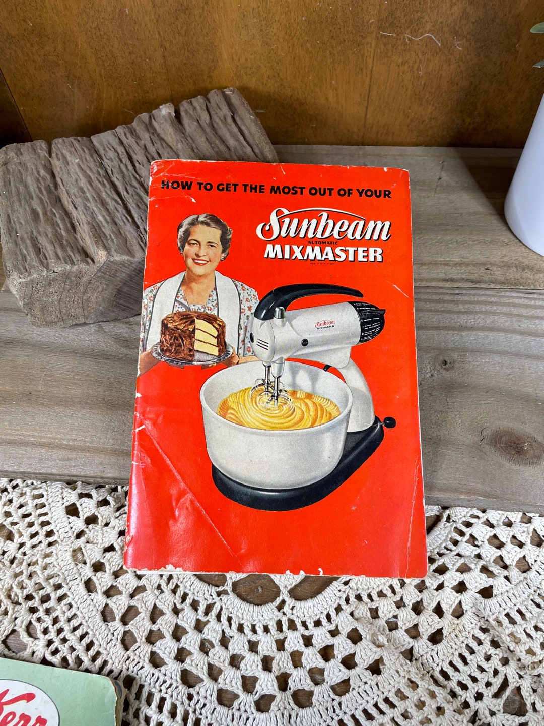Vintage Sunbeam Mixmaster Instruction Book Owner's Manual, Lots of Cool