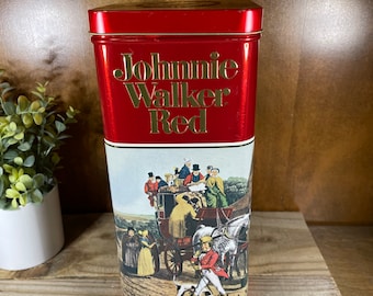 Vintage 1983 Johnnie Walker Red collectors tin (no alcohol)