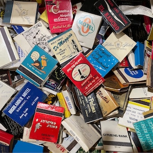 Vintage matchbooks random mystery assortment cool nostalgic travel souvenirs memorabilia match book lot