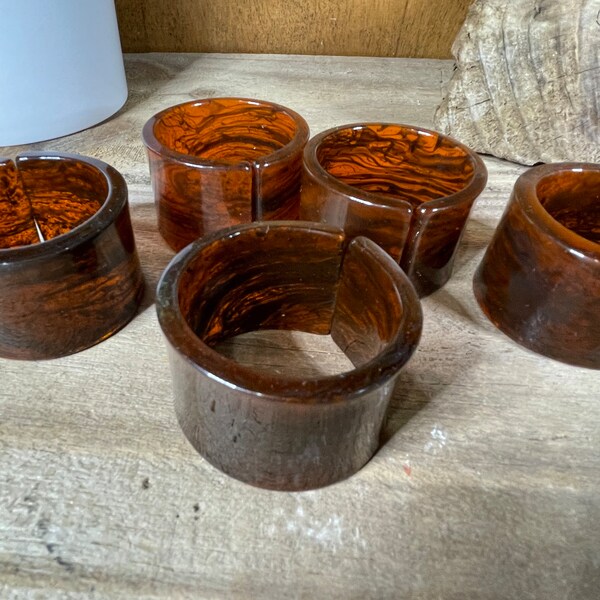 Tortoise Shell Rings - Etsy