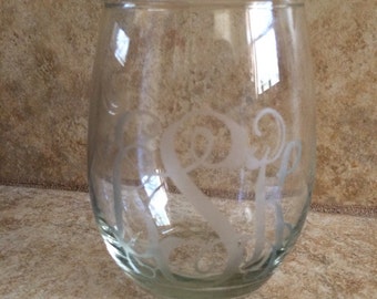 Etched Barware Personalized