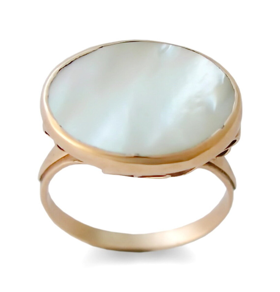 Faith (Imaan) Mother of Pearl Studded Ring