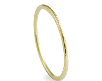 Skinny gold ring for stacking