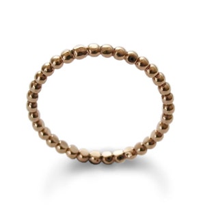 Gold Dotted Eternity Ring