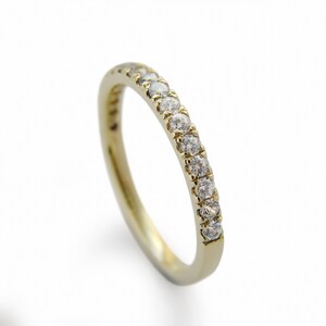 Eternity Gold Ring with Diamonds