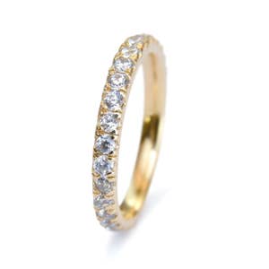Gold eternity ring with Diamonds