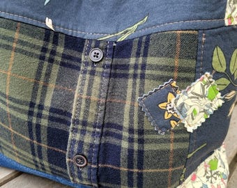Patchwork Shoulder Bag/Recycled
