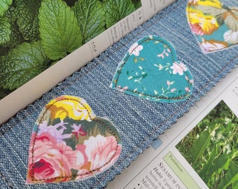 Recycled Denim Bookmark