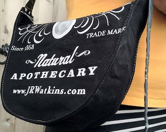 Recycled Canvas Crossbody Bag