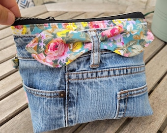 Recycled Denim Travel Bag/Pouch