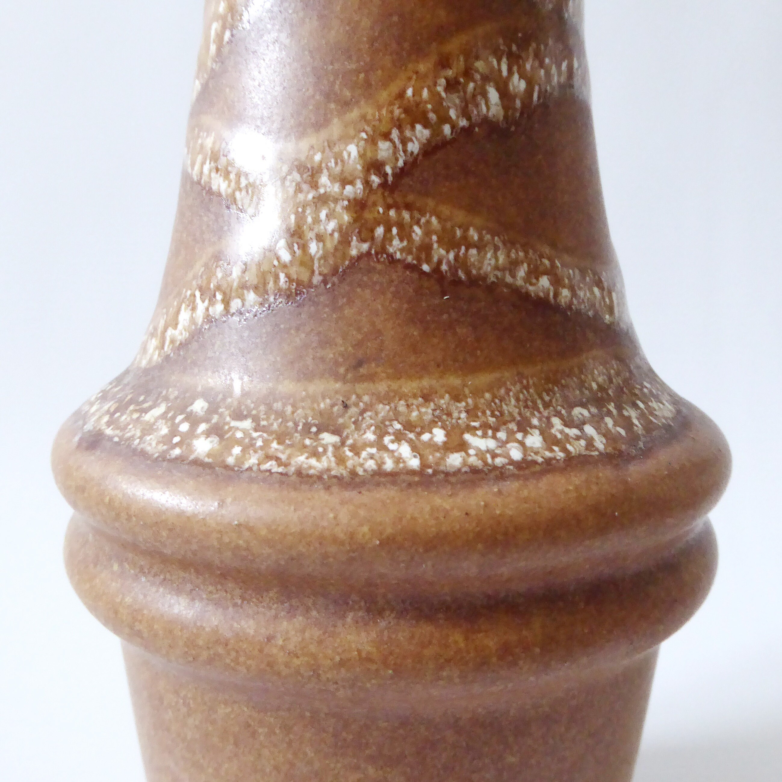 Vintage Scheurich 209-18 West German Pottery Vase, Fat Lava Era