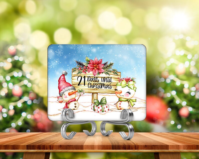 Download Cute Snowman Christmas Countdown Dry Erase Board ...