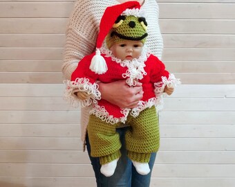 baby grinch christmas outfit