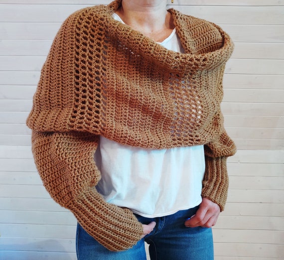 Crochet Pattern for the Sweater Scarf / Sweater Scarf pattern Etsy
