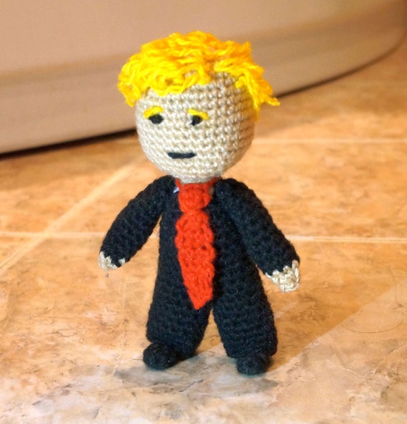crochet trump doll