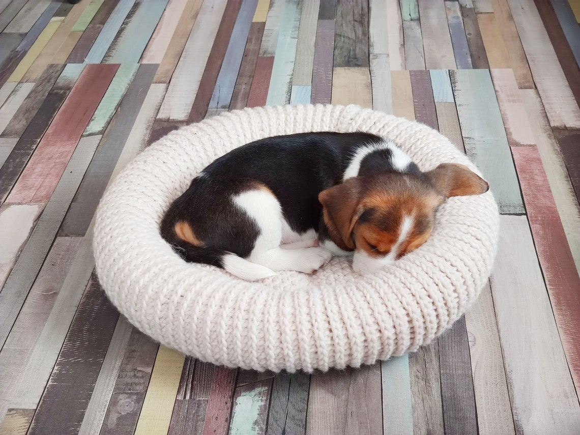Crochet pattern for the Round Pet Bed for small dogs and Etsy