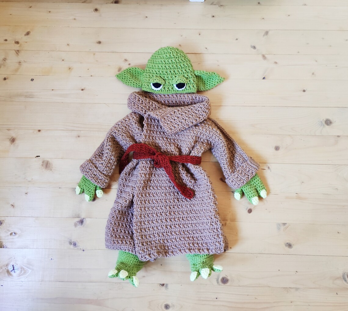 Crochet pattern for the Yoda costume for 1824 months / Etsy