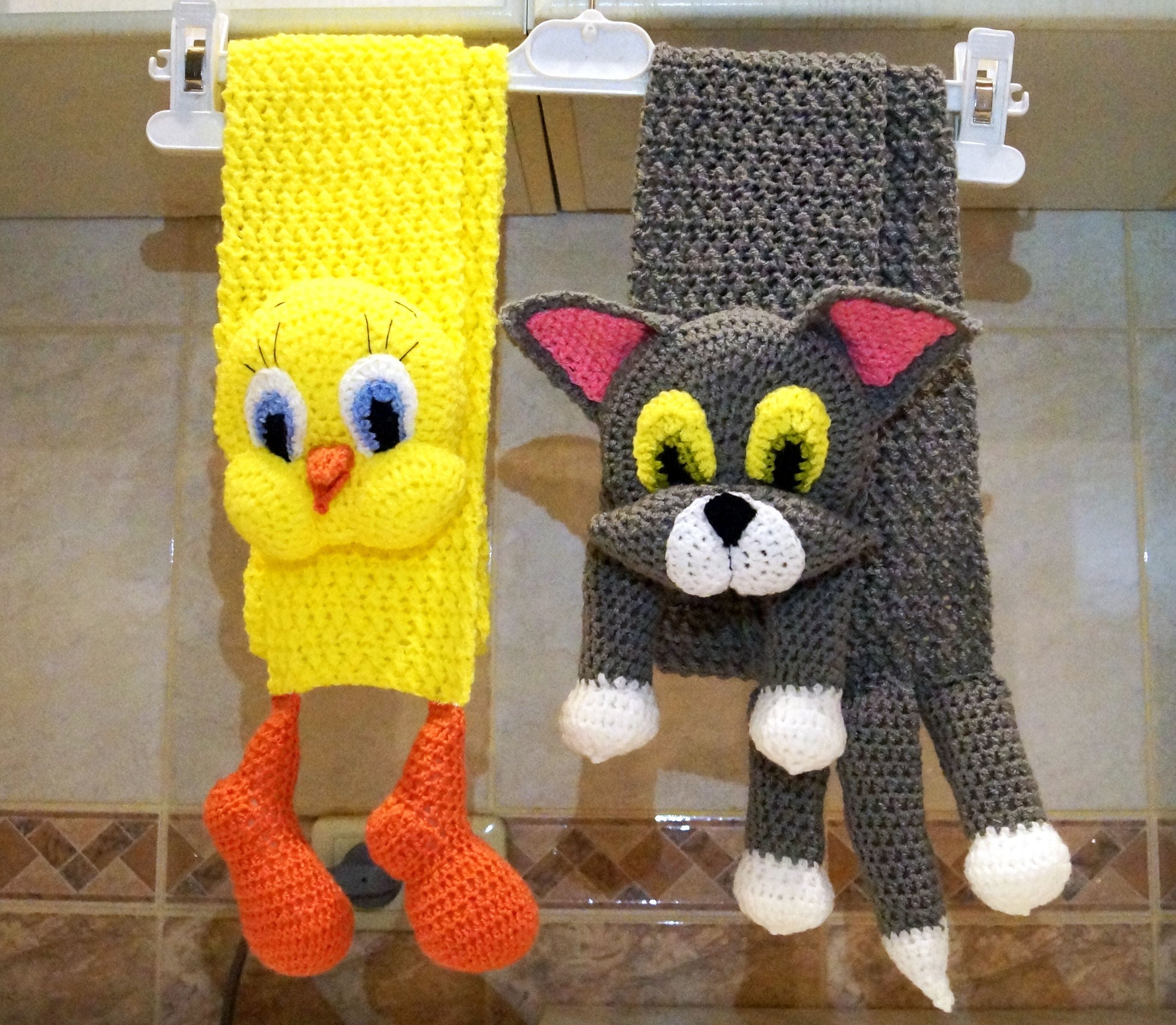 Animal Scarf Two Crochet Scarfs Pattern PDF Crochet Scarfs Etsy