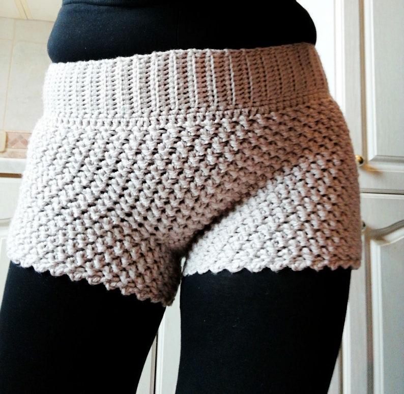 Crochet pattern for Women Wool Warming Panties Wool Etsy