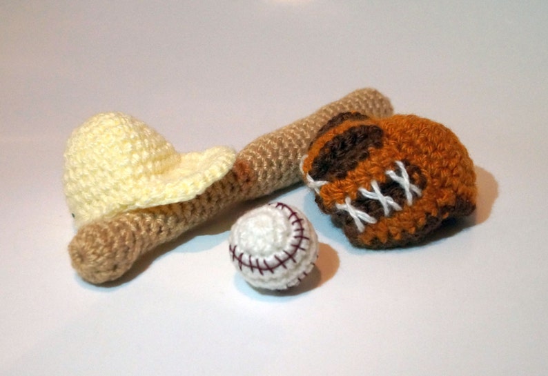 Miniature Pattern PDF Baseball Amigurumi Crochet Baseball Etsy